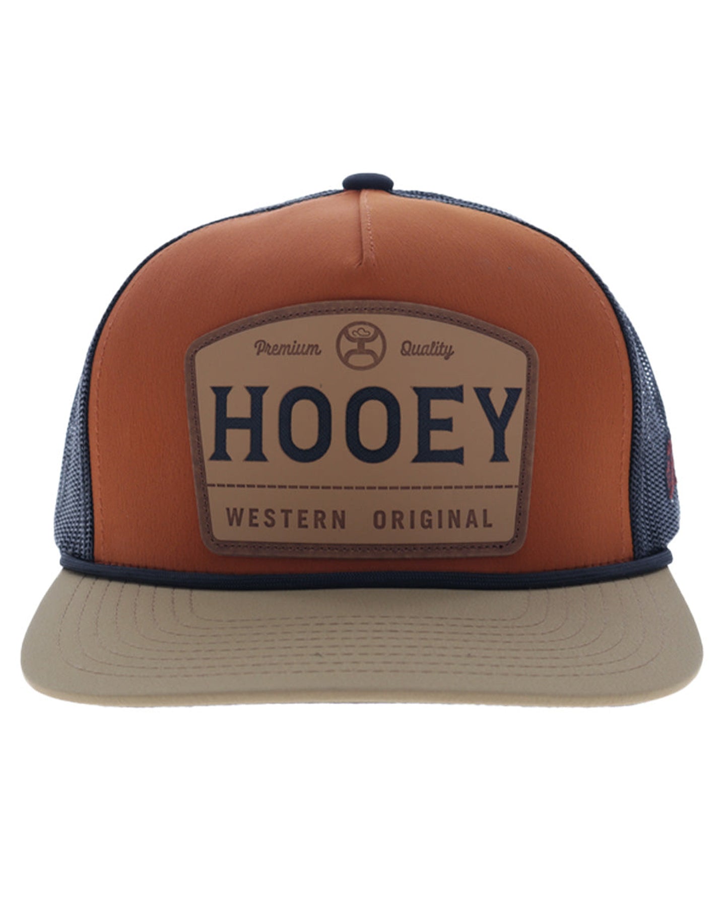 Trip Orange / Black 5-Panel Trucker With Orange / Black Patch - 2508T-Orbk