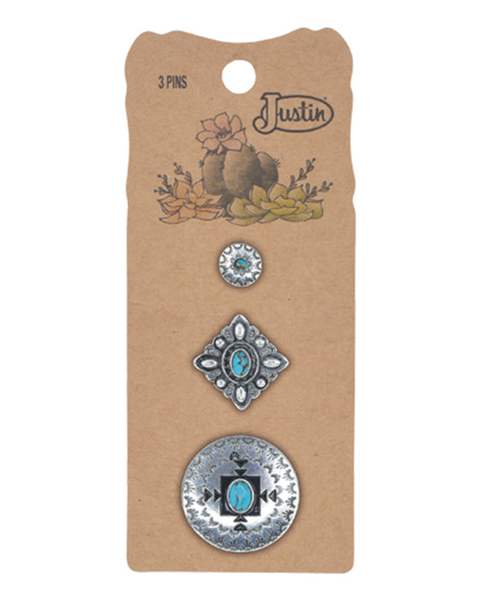 3 Pack Hat Pins by Justin from Skip’s Western Outfitters | TRD-2510101221-O/S