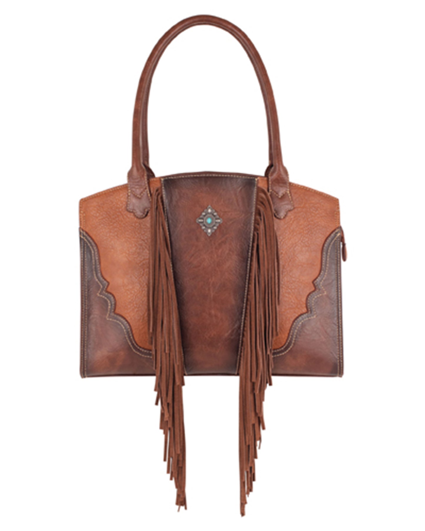 Women's Concho Tote by Justin from Skip’s Western Outfitters | TRD-2510240472-O/S