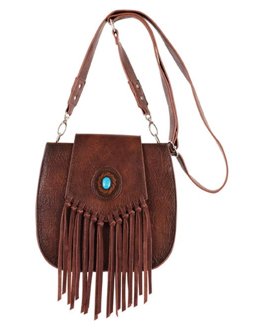 Women's Concho Saddle Bag by Justin from Skip’s Western Outfitters | TRD-2520855311-O/S