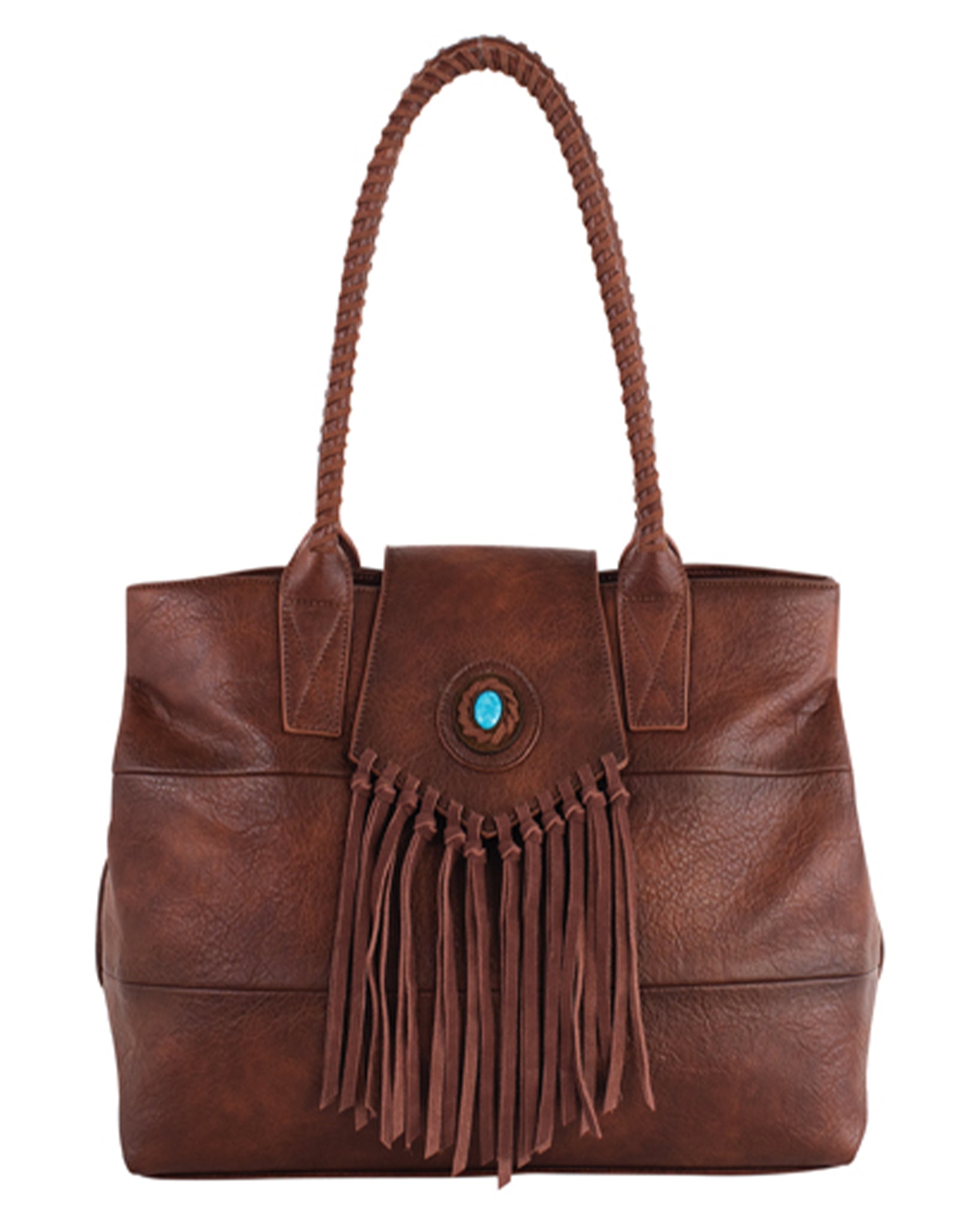 Women's Concho Tote by Justin from Skip’s Western Outfitters | TRD-2520859021-O/S