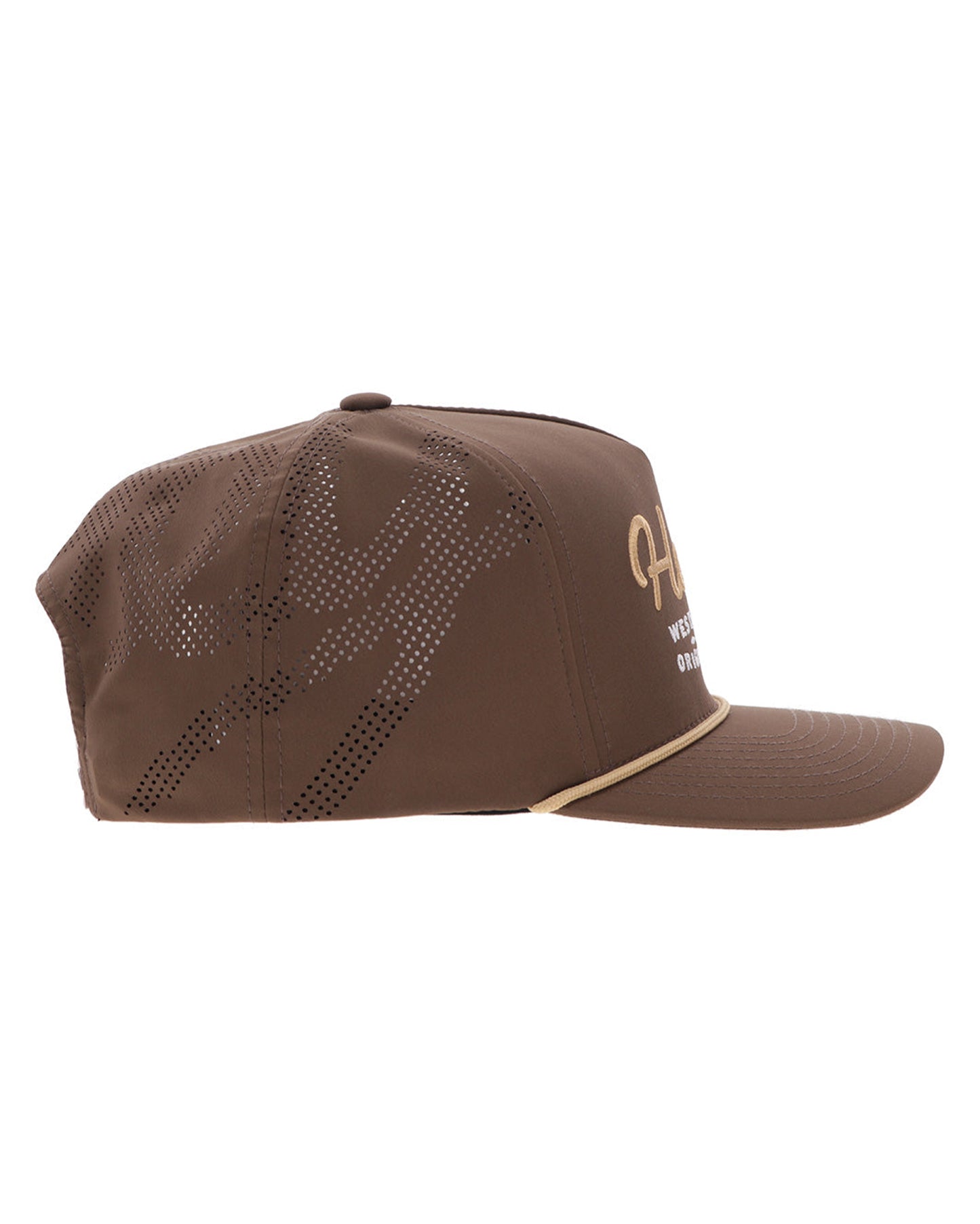 Og Brown 5-Panel Trucker With Tan / White Stitching - 2560T-Br