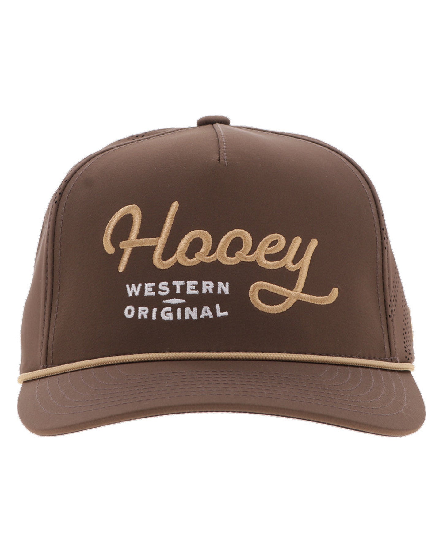 Og Brown 5-Panel Trucker With Tan / White Stitching - 2560T-Br
