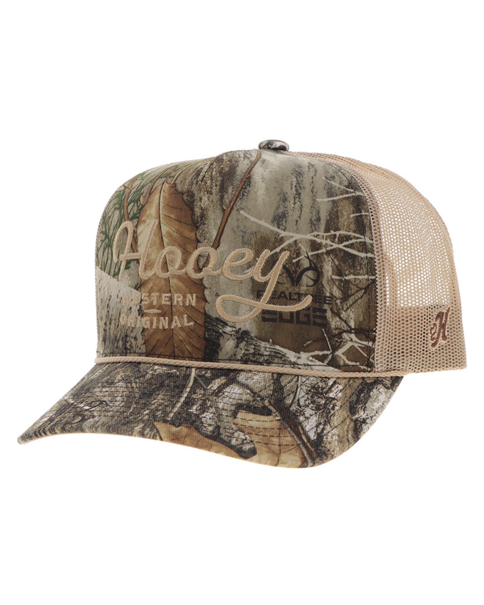 Og Trucker Cap - 2560T-Catn by Hooey from Skip’s Western Outfitters | HOO-2560T-CATN-OSFA-CAMO/TAN