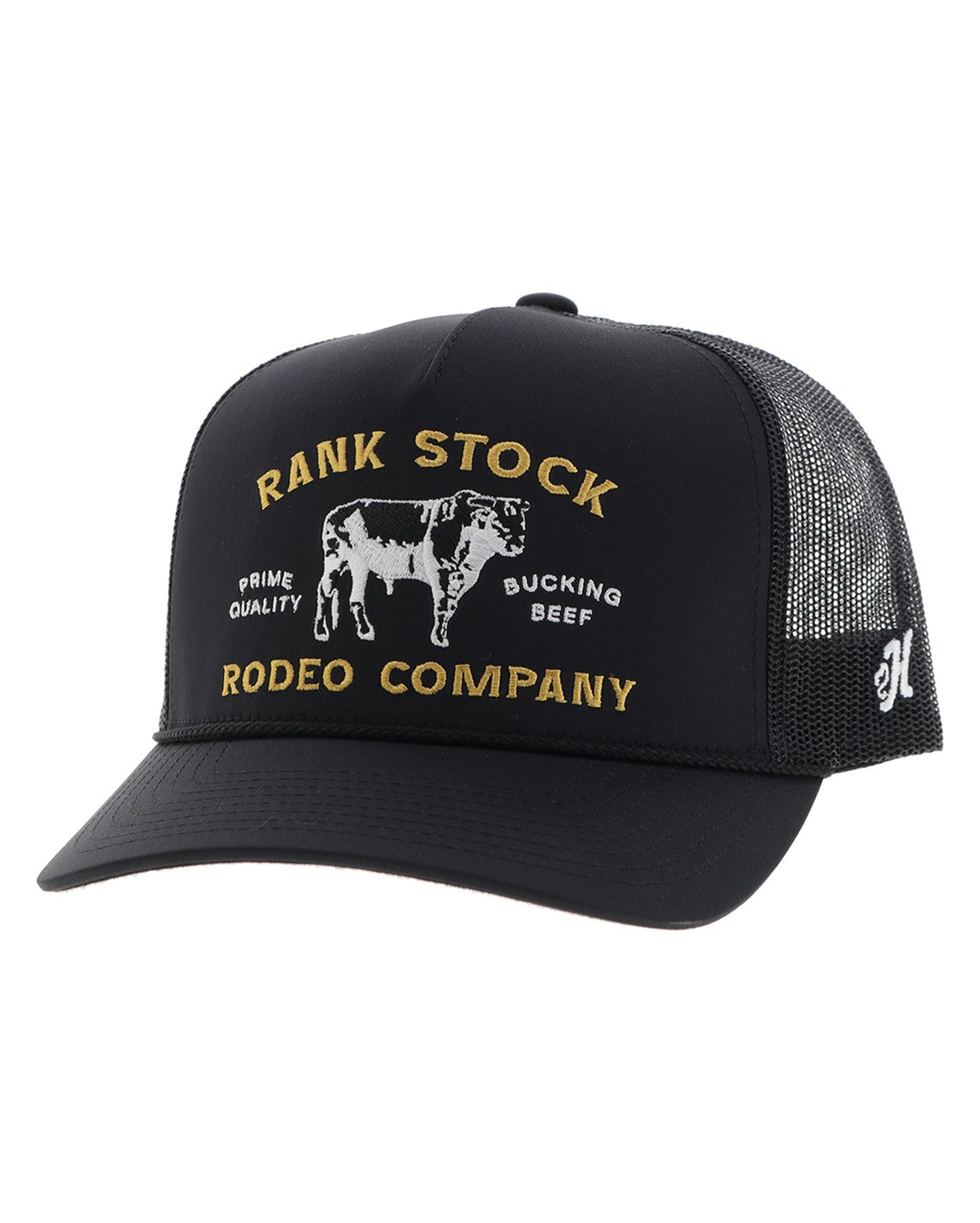 Rank Stock Trucker Hat by Hooey from Skip’s Western Outfitters | HOO-2562T-BK-O/S