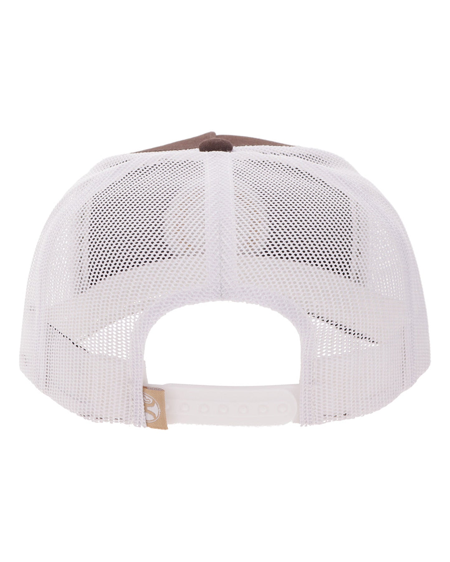 Quanah Brown / White 5-Panel Trucker With White / Brown Stitching - 2626T-Brwh