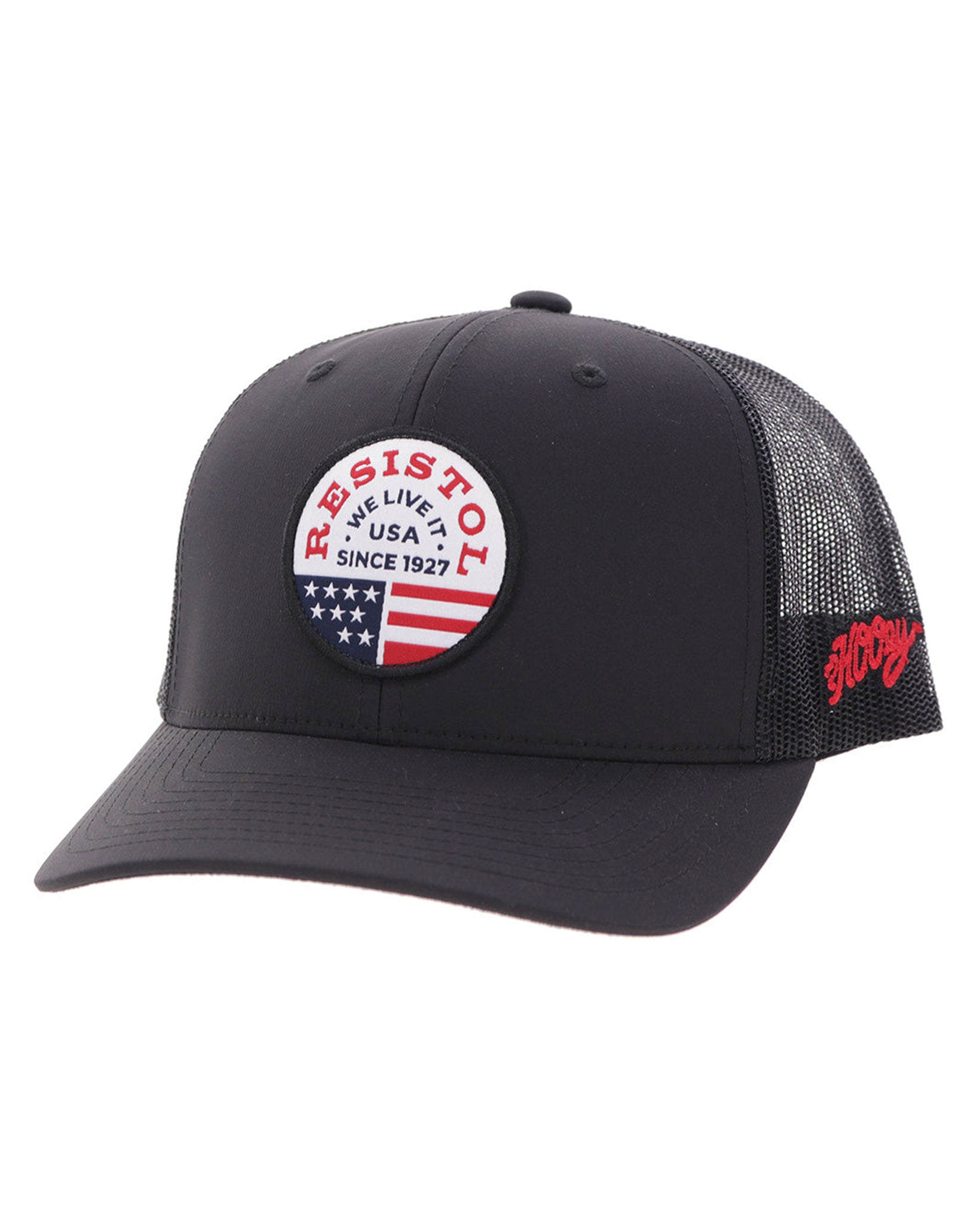 Resistol Trucker Cap - 2650T-Bk by Hooey from Skip’s Western Outfitters | HOO-2650T-BK-OSFA-BLACK