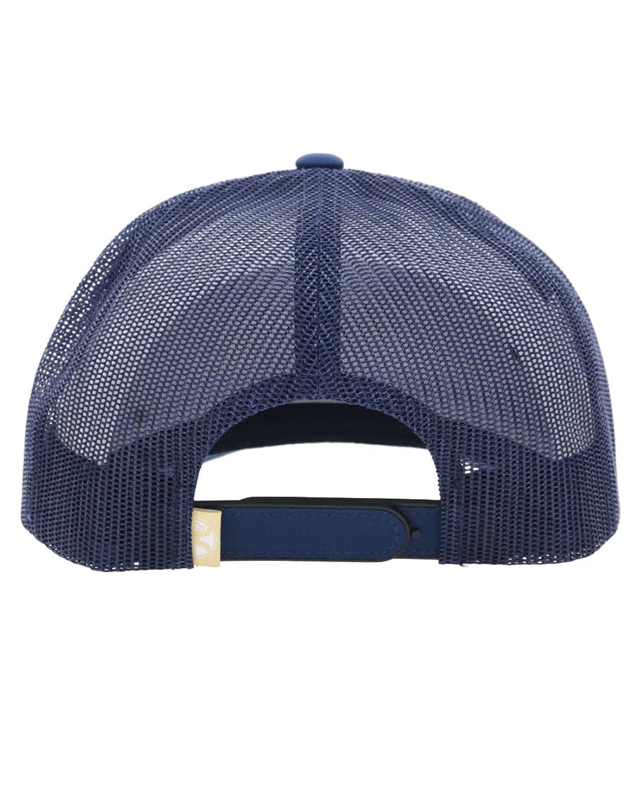 Og Navy 5-Panel Trucker With White Stitching - 2660T-Nv
