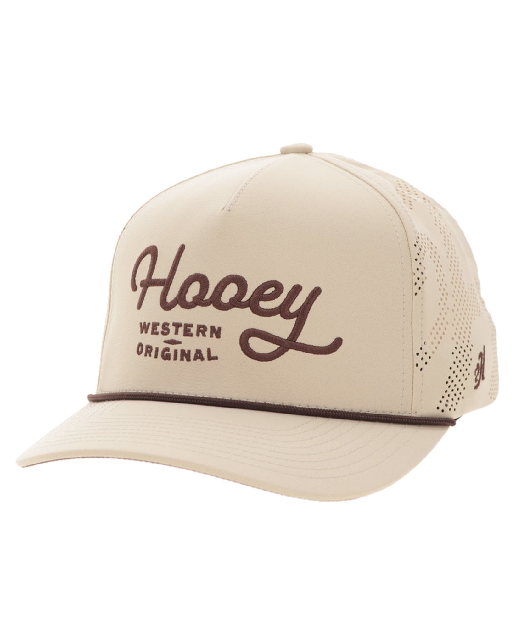 Og Tan 5-Panel Trucker With Brown Stitching - 2660T-Tn by Hooey from Skip’s Western Outfitters | HOO-2660T-TN-O/S-TAN