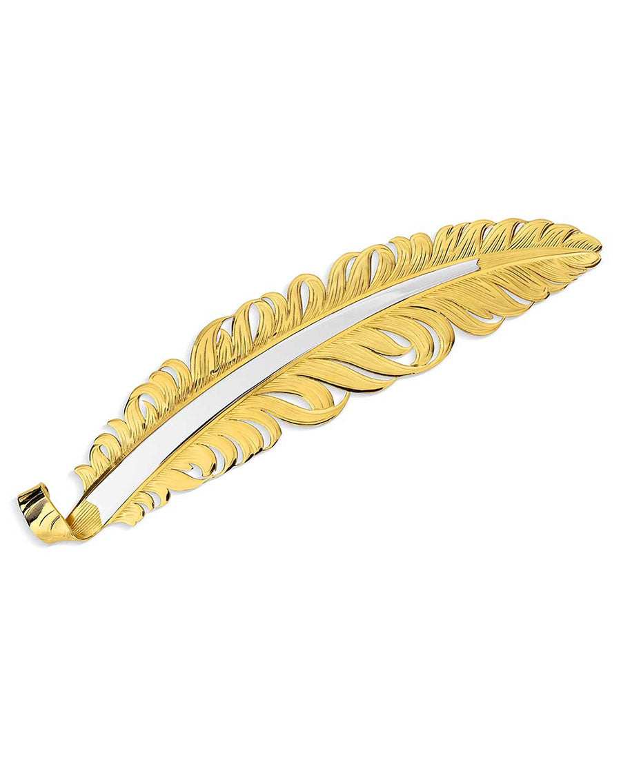 Golden Hat Feather - Hf5833Ne