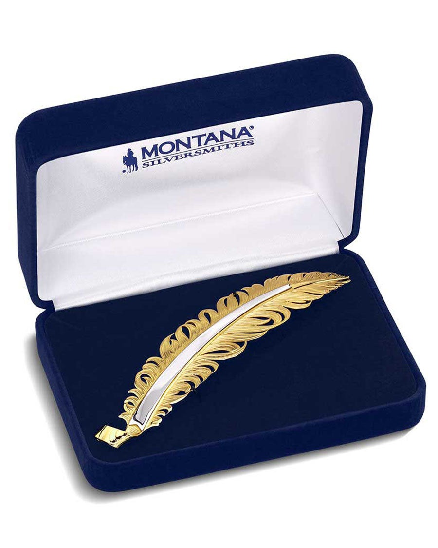Golden Hat Feather - Hf5833Ne