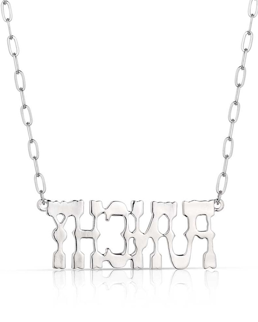 Punchy Charm Turquoise Necklace