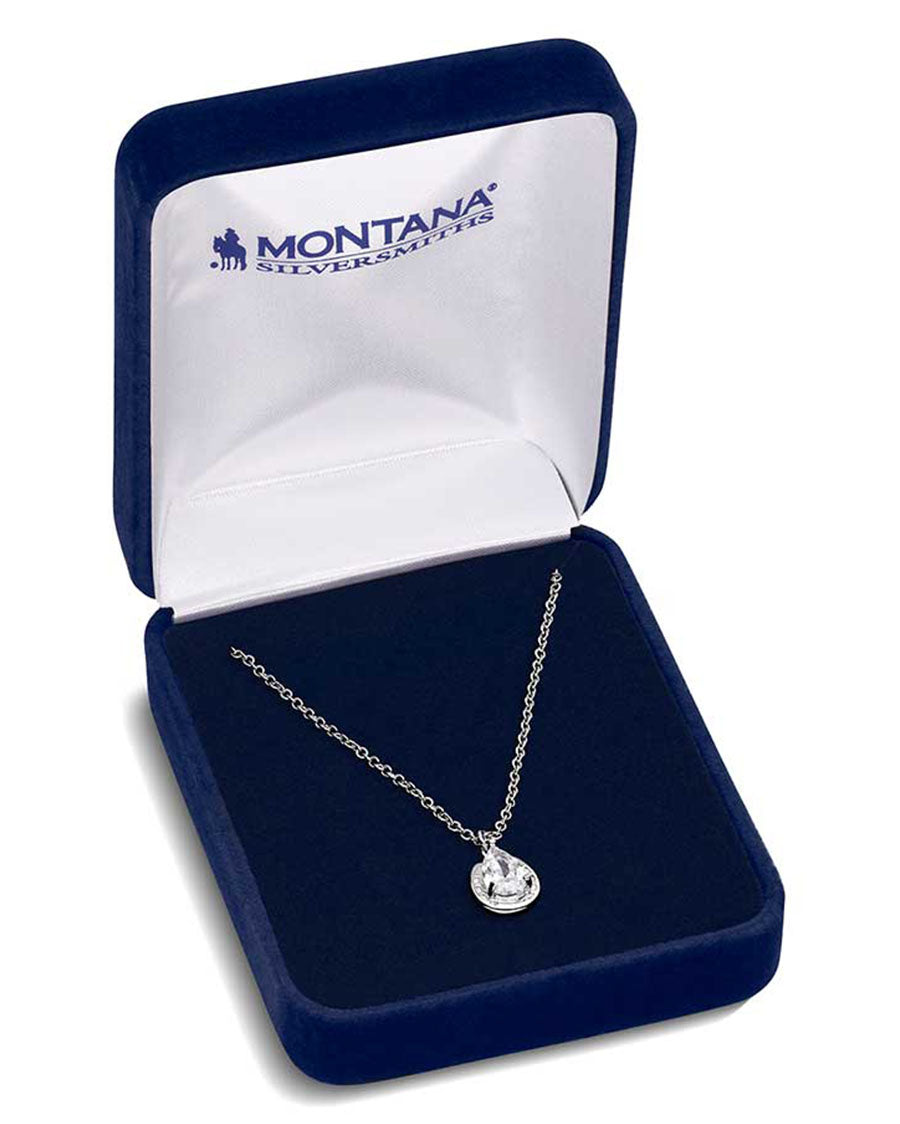 Lucky Trot Crystal Necklace - Qnc5973