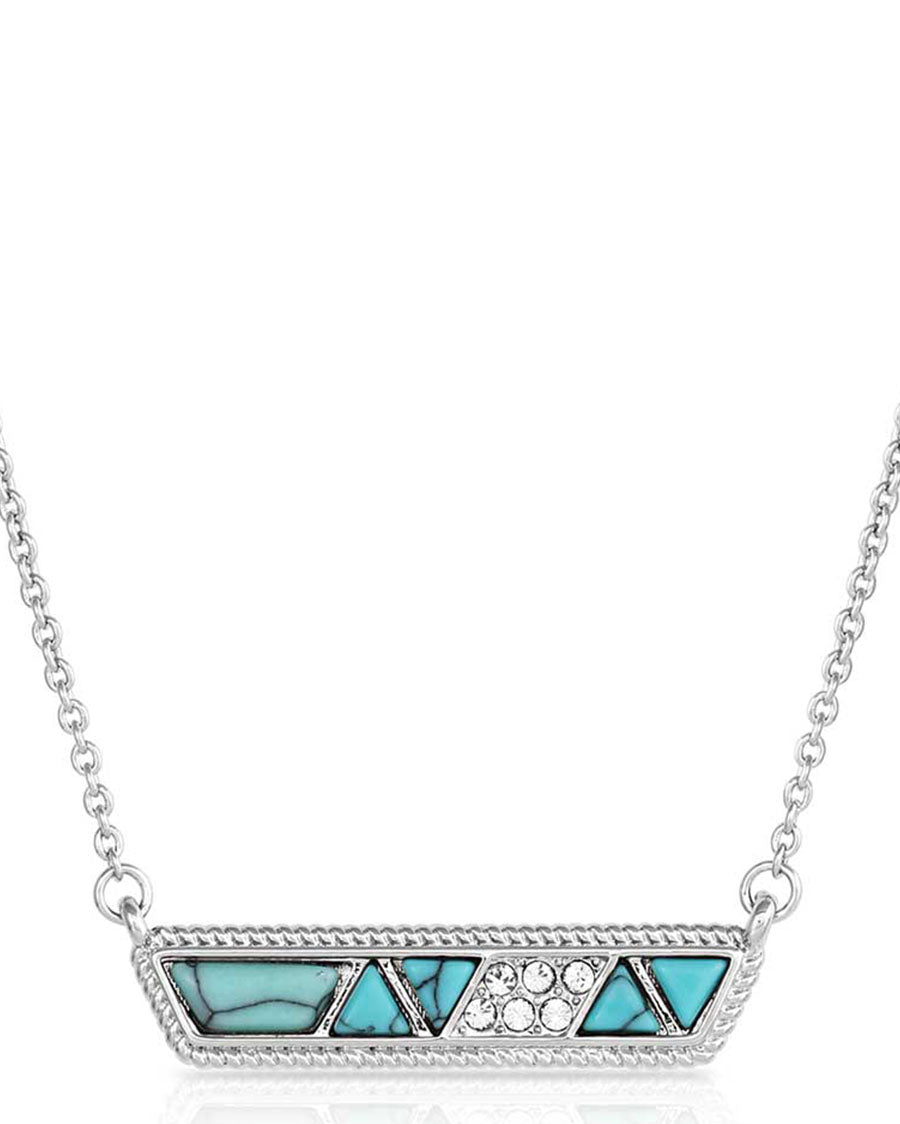 High Noon Cobblestone Bar Necklace