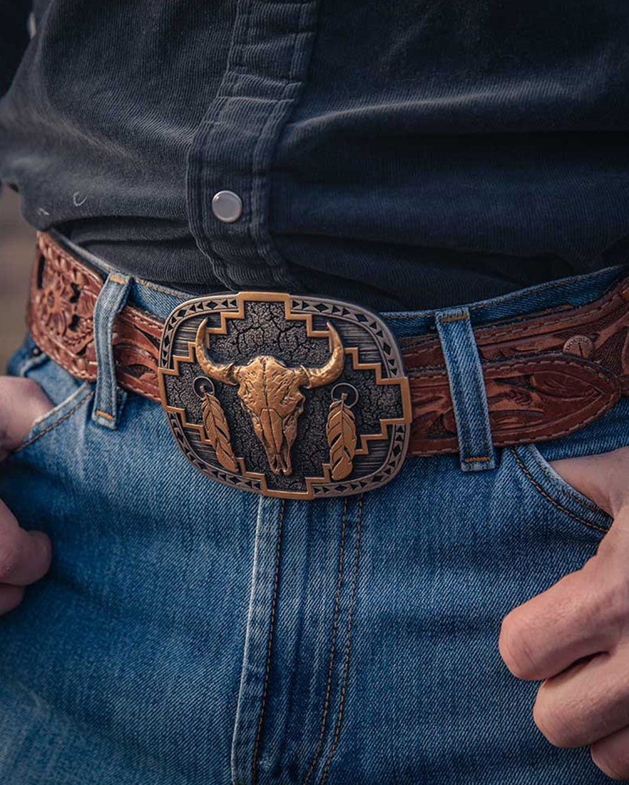 Southwest Abundance Attitude Buckle - A979P