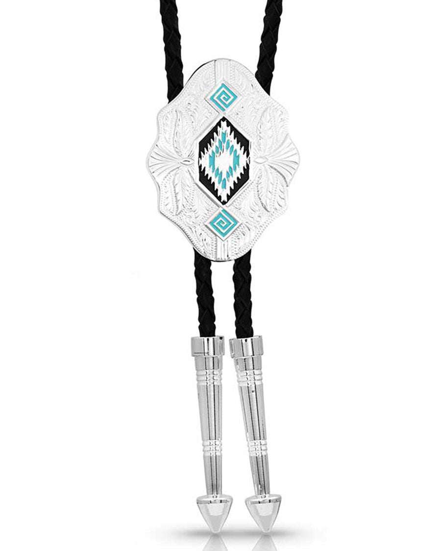Southwest Skies Scalloped Bolo Tie - Bt190Tq