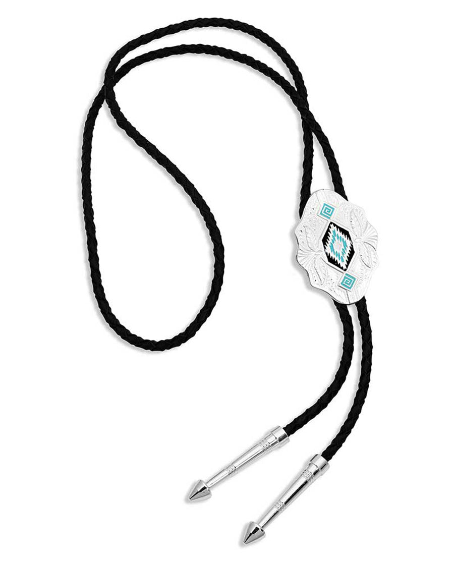 Southwest Skies Scalloped Bolo Tie - Bt190Tq