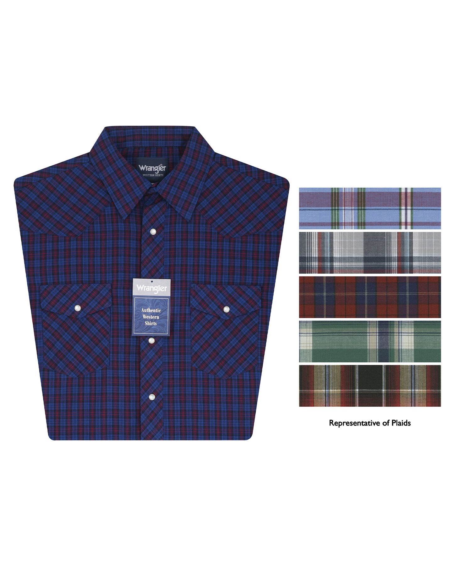 Men's Assorted Sport Western Shirt by Wrangler from Skip’s Western Outfitters | WRA-76932PP-MT-REGULAR