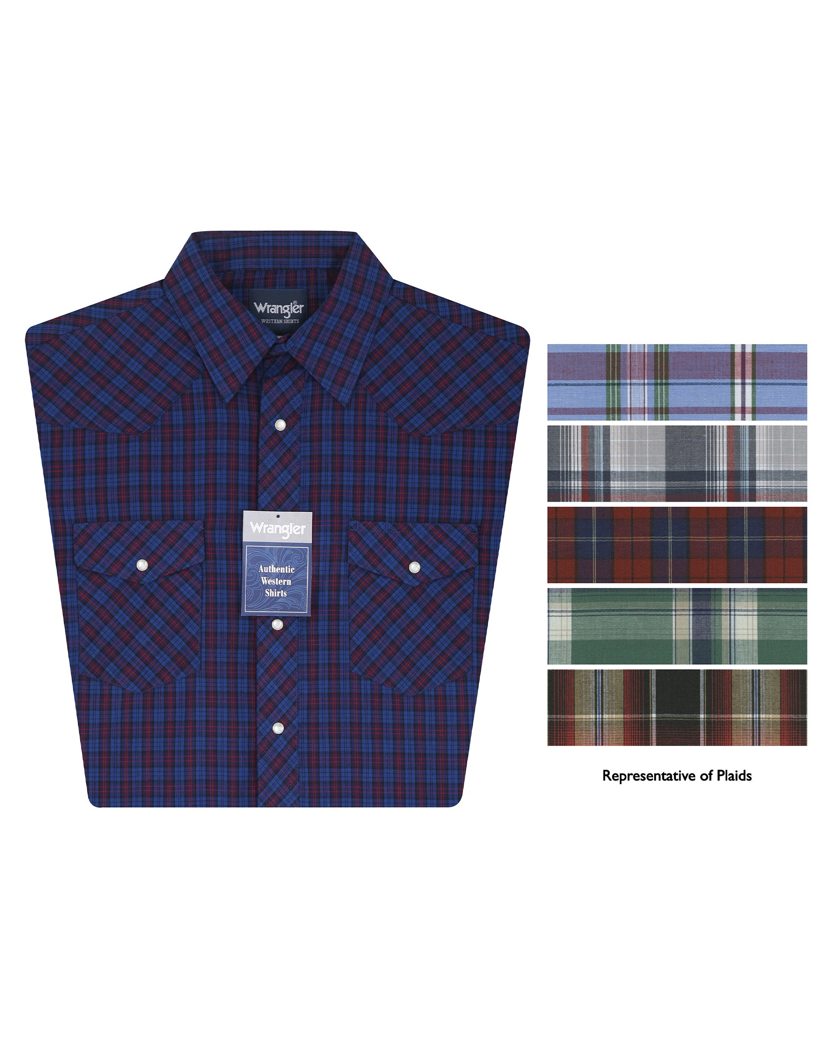 Men's Assorted Sport Western Shirt by Wrangler from Skip’s Western Outfitters | WRA-76932PP-MT-REGULAR