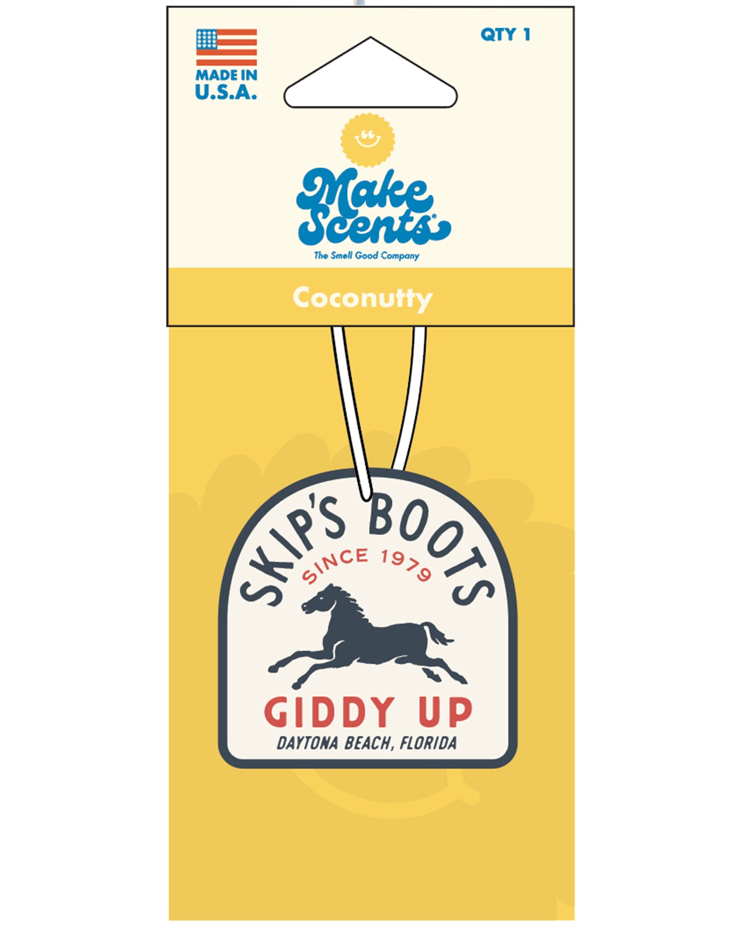 Skip's Daytona "Giddy Up" Air Freshener - Msnd011-Day-Coconutty