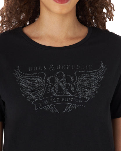 Women's Rock & Republic Graphic T-Shirt - 10rfa3010
