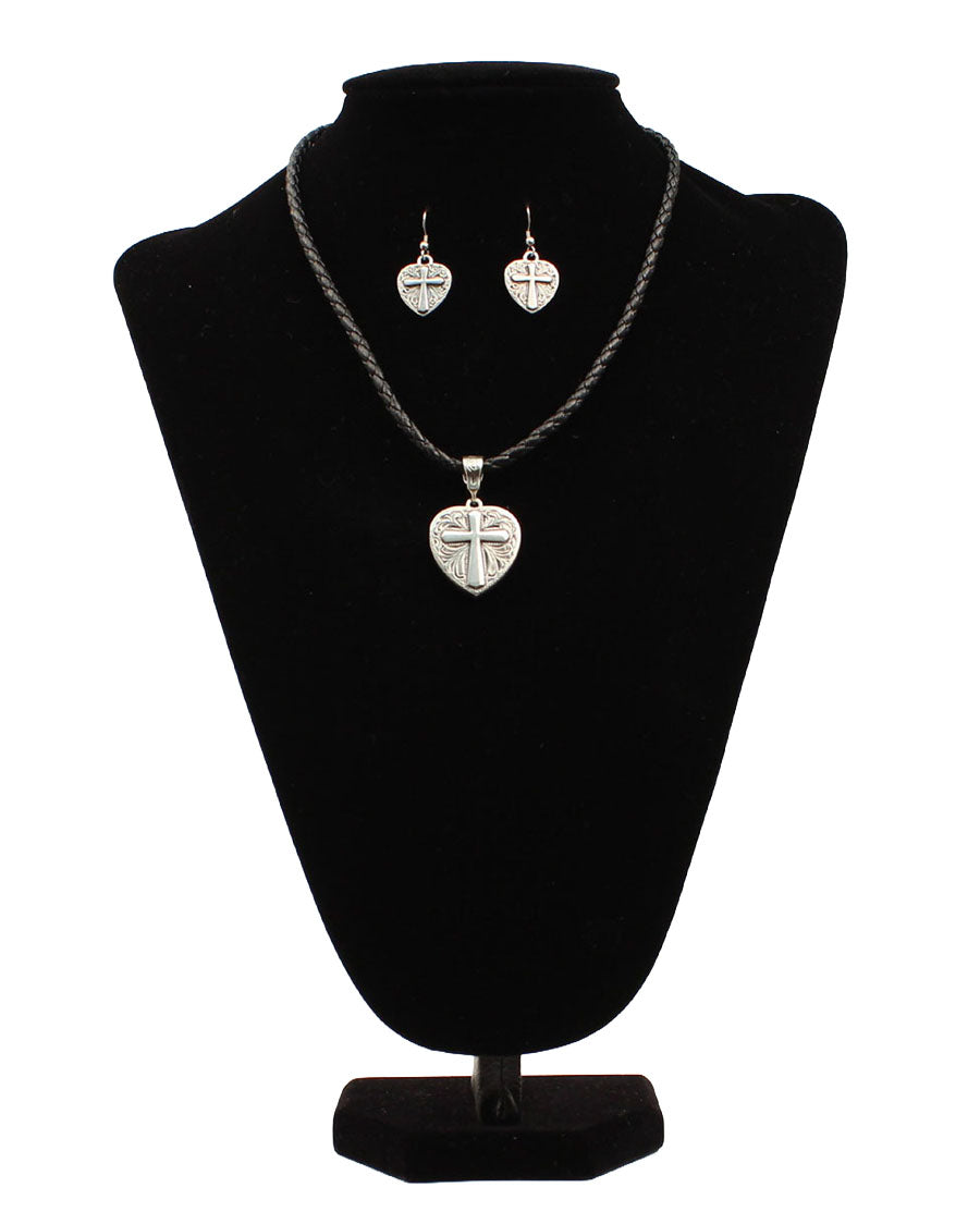 Heart Jewelry Set - 30900 by MFW from Skip’s Western Outfitters | MFW-30900-O/S