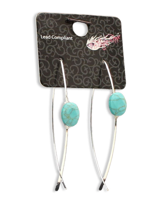 Turquoise Stone Earring Set by Blazin Roxx from Skip’s Western Outfitters | MFW-30918-O/S-REG