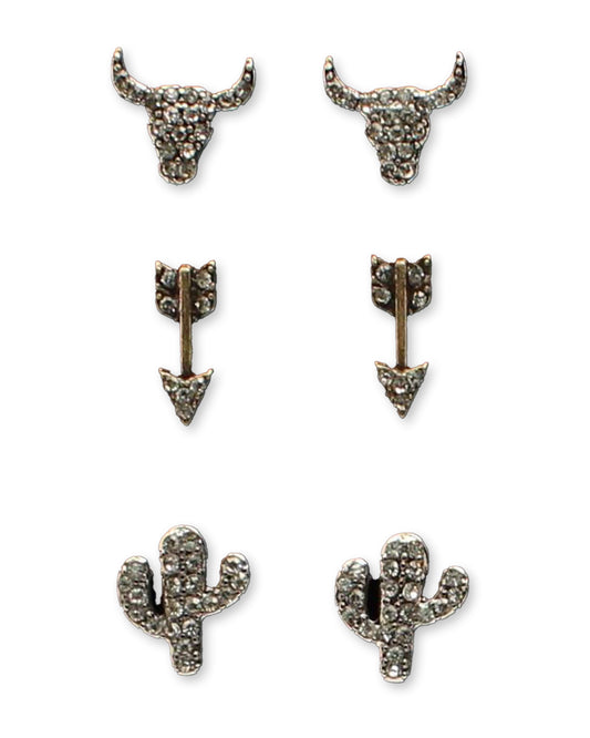 Western Earring Set by Blazin Roxx from Skip’s Western Outfitters | MFW-30959-O/S-REG