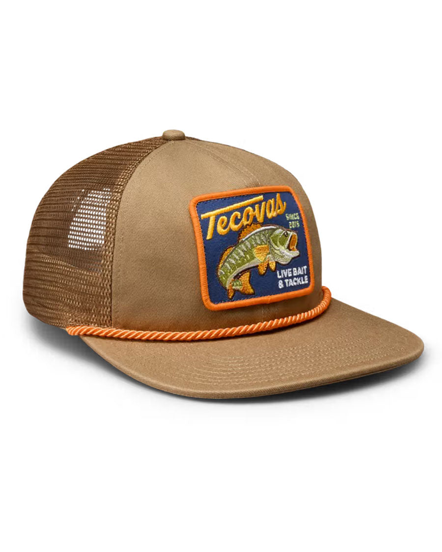 Live Bait & Tackle Flat Brim Trucker Cap - 31271-Msb