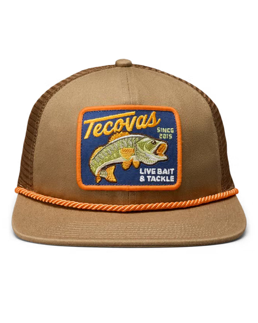 Live Bait & Tackle Flat Brim Trucker Cap - 31271-Msb