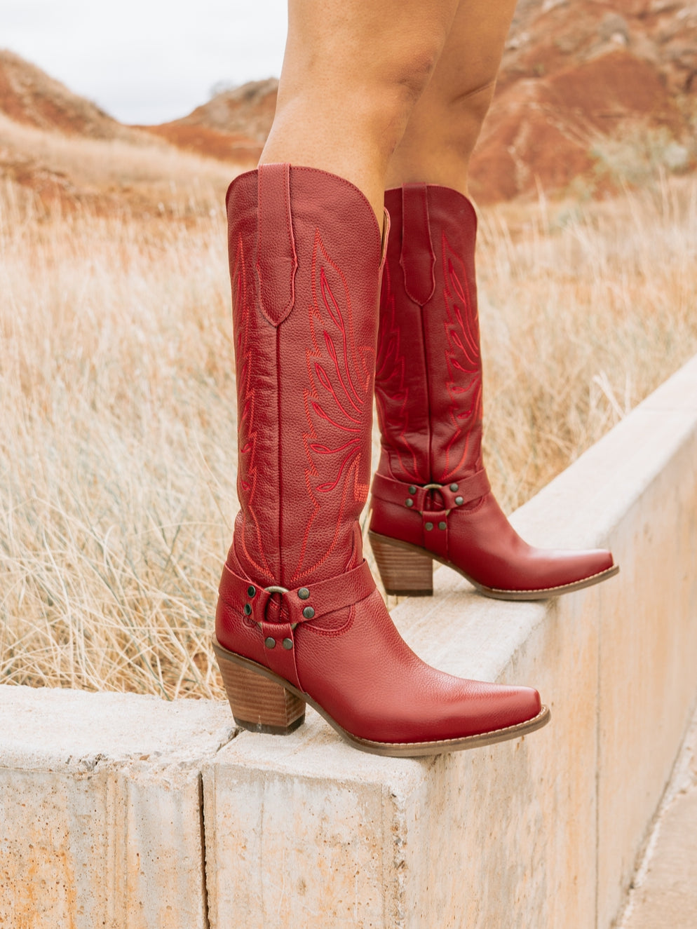 Red Cowgirl Boots Women FREEBIRD STORES WOODLAND Product