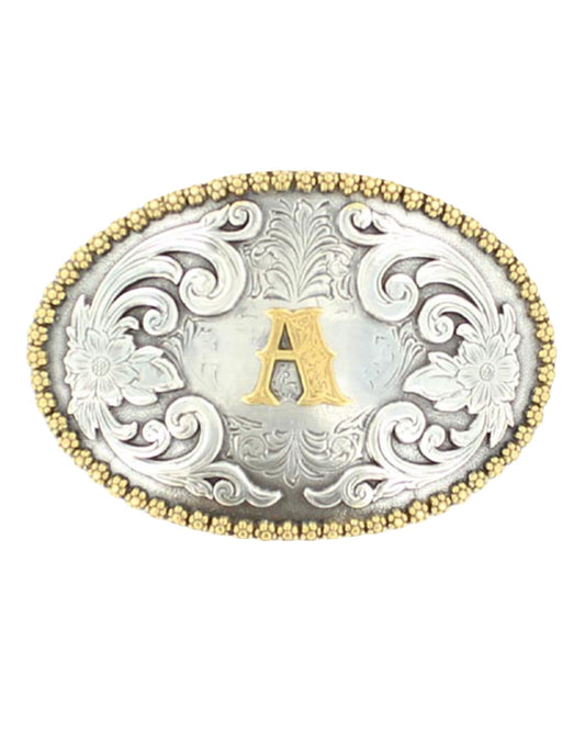 Oval Initial 'A' Buckle - 37072-A by Nocona from Skip’s Western Outfitters | MFW-37072-A-O/S-A