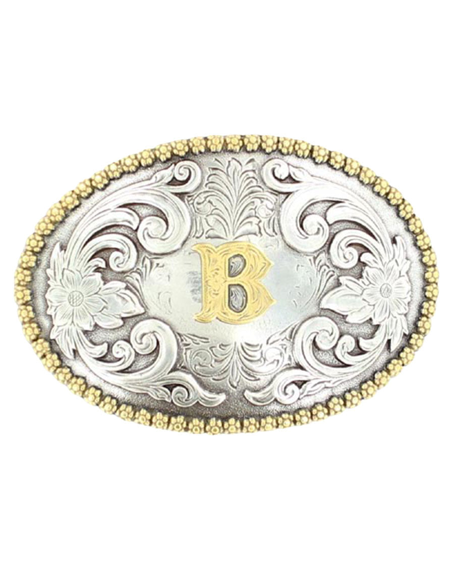 Oval Initial B Buckle - 37072-B by Nocona from Skip’s Western Outfitters | MFW-37072-B-O/S-B