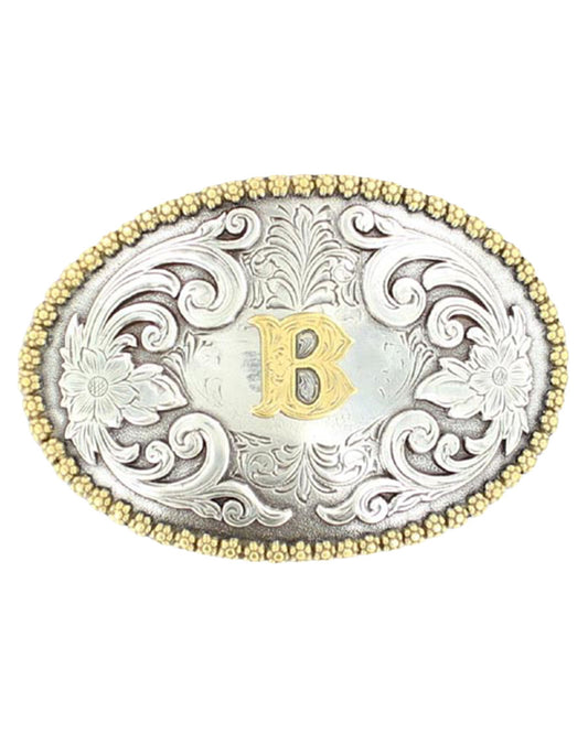 Oval Initial B Buckle - 37072-B