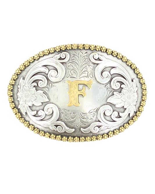 Oval Initial F Buckle - 37072-F