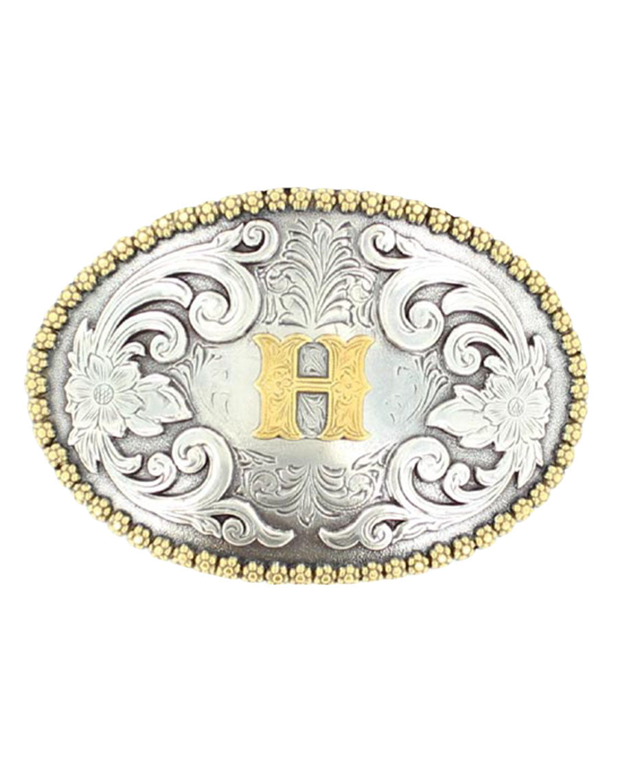 Oval Initial 'H' Buckle - 37072-H