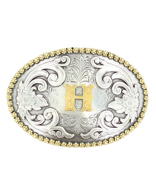 Oval Initial 'H' Buckle - 37072-H