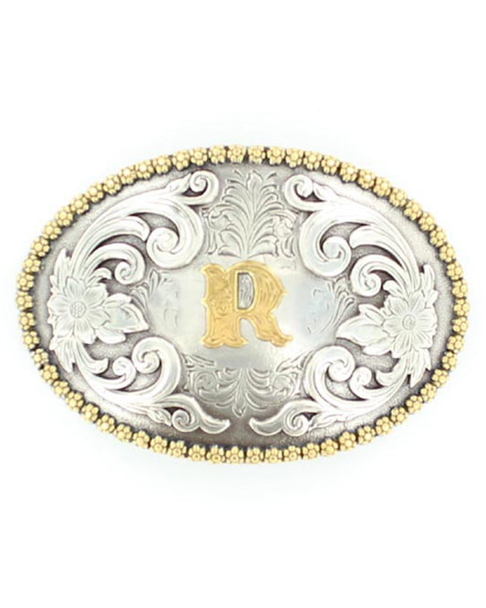 Oval Initial R Buckle by Nocona from Skip’s Western Outfitters | MFW-37072-R-O/S-R