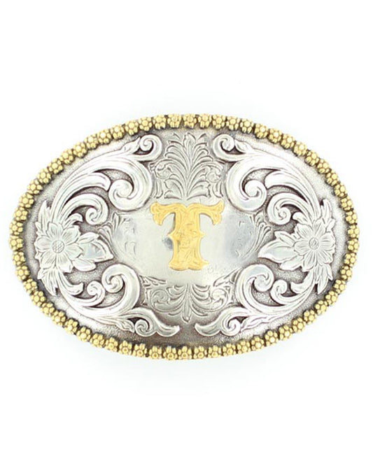 Oval Initial T Buckle by Nocona from Skip’s Western Outfitters | MFW-37072-T-O/S-T