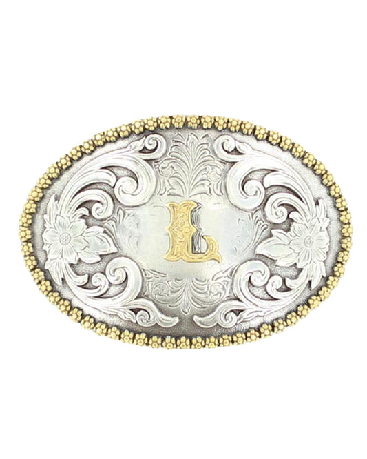 Oval Initial 'L' Buckle - 37072-L