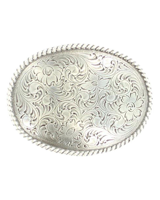 Oval Floral Scrollwork Buckle