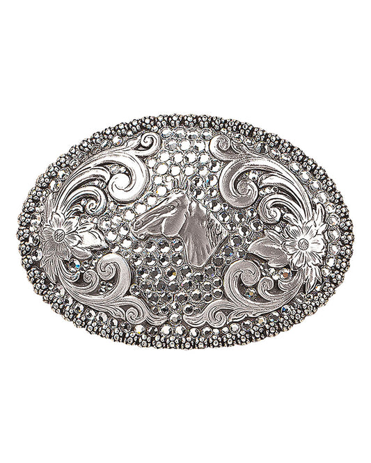 Women's Exquisite Crystal Belt Buckle - 37536 by Nocona from Skip’s Western Outfitters | MFW-37536-O/S