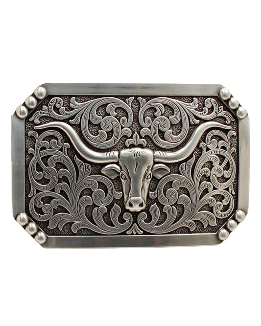 Longhorn Belt Buckle by Nocona from Skip’s Western Outfitters | MFW-37596-O/S