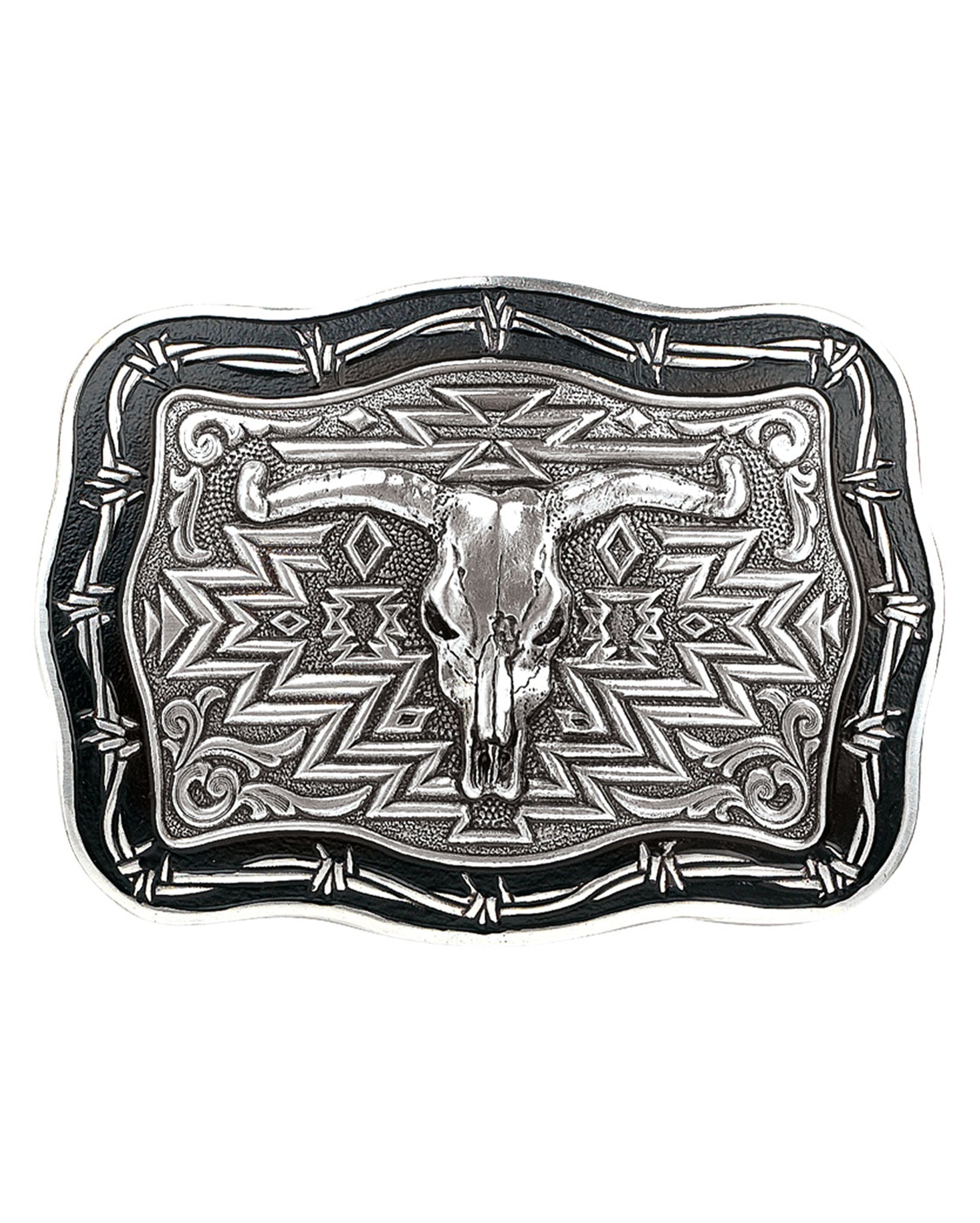 Steer Skull Buckle by MFW from Skip’s Western Outfitters | MFW-38026-O/S