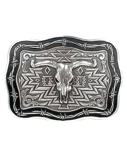 Steer Skull Buckle by MFW from Skip’s Western Outfitters | MFW-38026-O/S