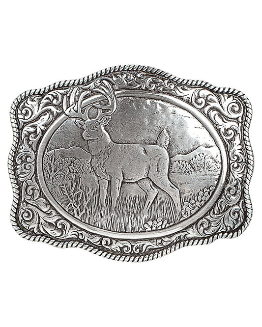Whitetail Deer Buckle by MFW from Skip’s Western Outfitters | MFW-38038-O/S