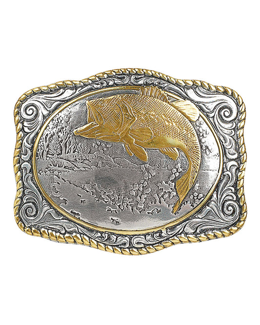 Golden Bass Belt Buckle - 38056