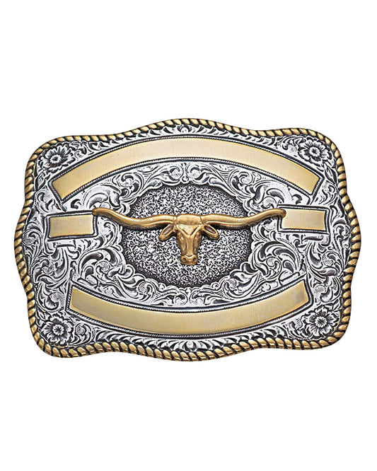 Engraved Longhorn Buckle - 3807213