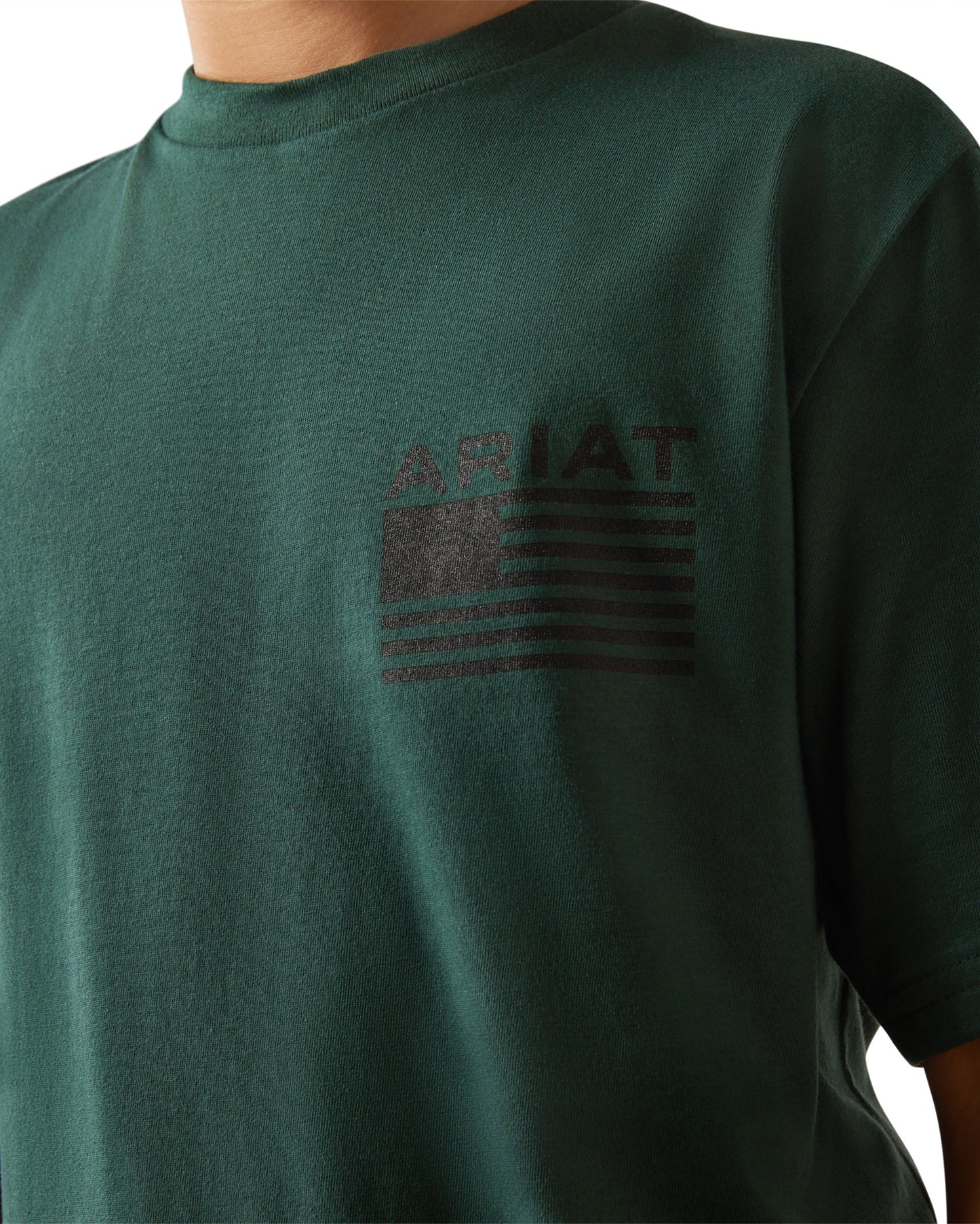 Kids' Ariat Rustic Wood Flag T-Shirt