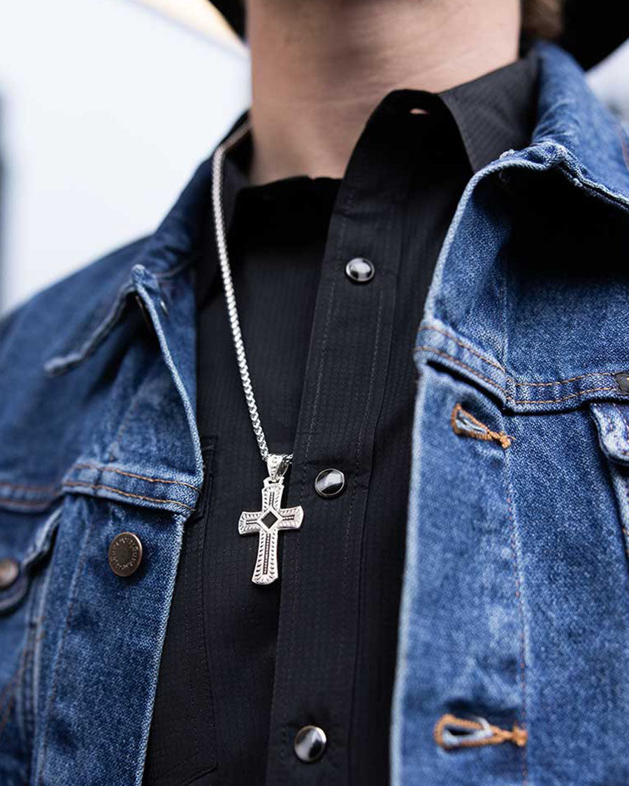 Sundown Ridge Cross Necklace - Nc6506
